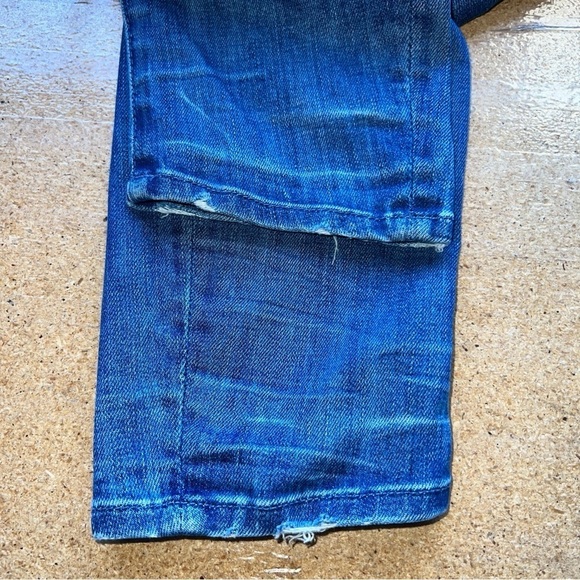 Mother The Looker Graffiti Girl very distressed jeans size 28 - Picture 5 of 16